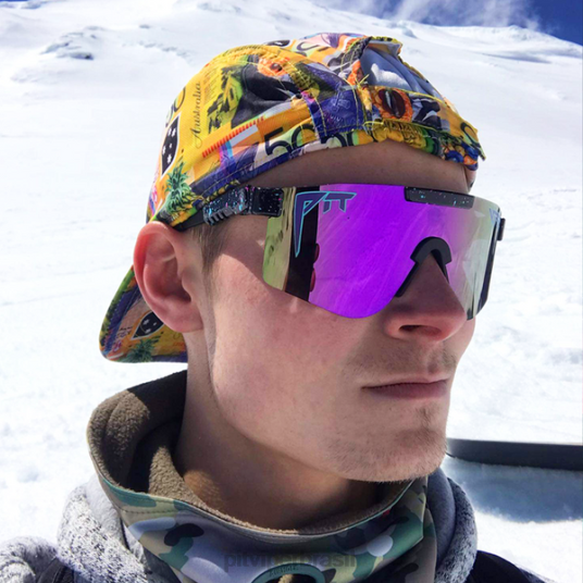 Pit Viper óculos de sol duplos polarizados do outono da noite 4XB4L138