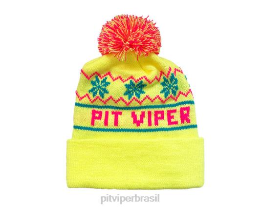 Pit Viper gorro pom pom neon 4XB4L230