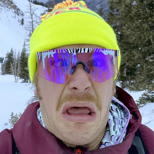 Pit Viper gorro pom pom neon 4XB4L230