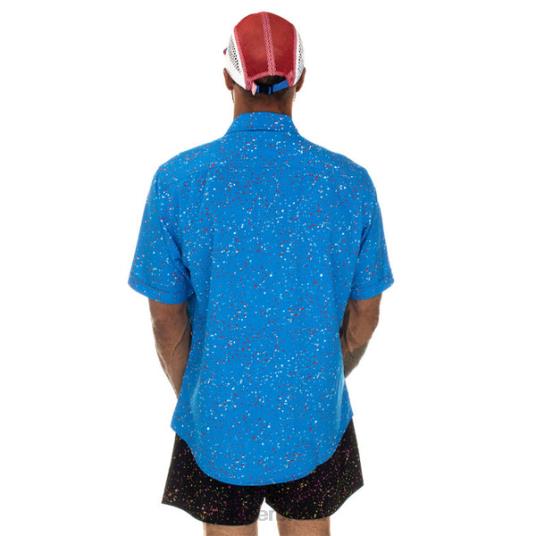 Pit Viper camisa de festa fita azul 4XB4L176